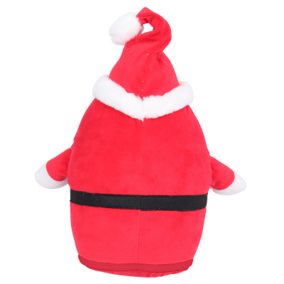 Zipped Santa cuddly toy
